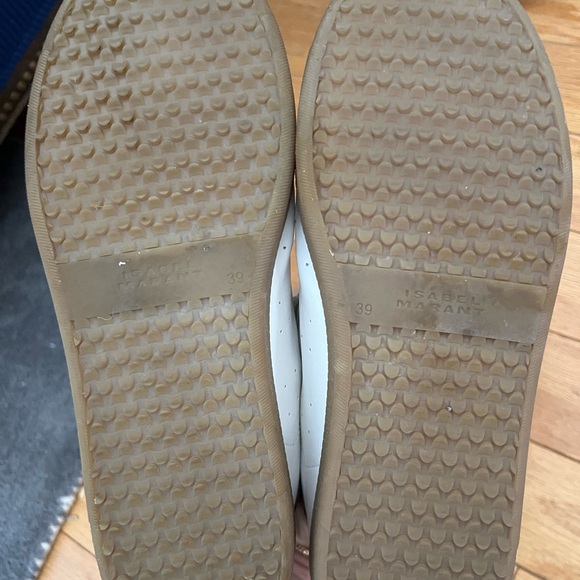 Isabel Marant Beth Perforated Leather Grip-Strap Sneaker Size 39 (US 8) - Picture 3 of 8